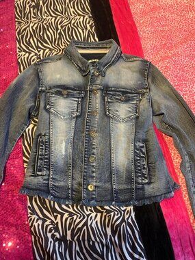 Women's Blue and Navy Jacket